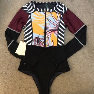 NWT Maaji Pretty Preto one piece swimsuit